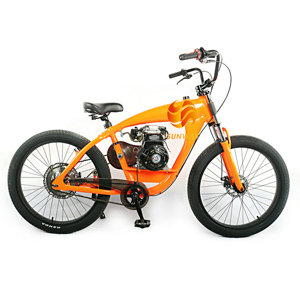 New Model 4-Stroke OHV 80CC Chopper Bike Gas Bicycle Chopper Bicycle Gas Bike